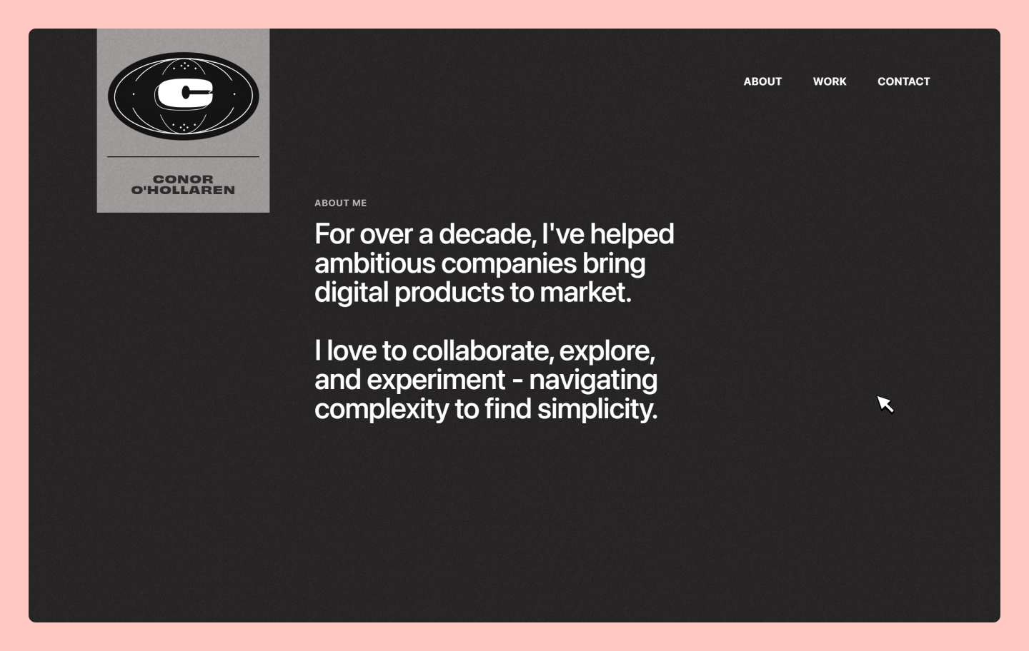 Conor O'Hollaren’s portfolio website