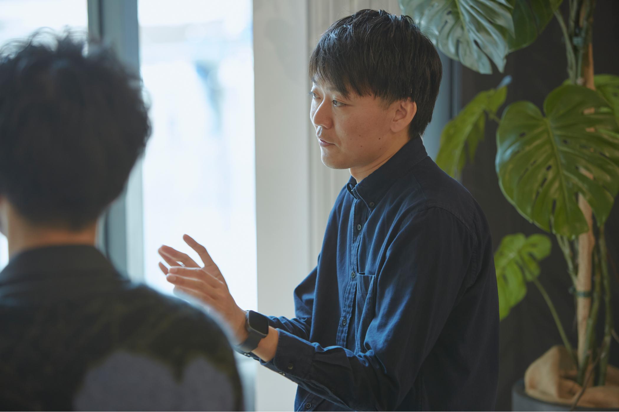 Mr. Masayuki presenting