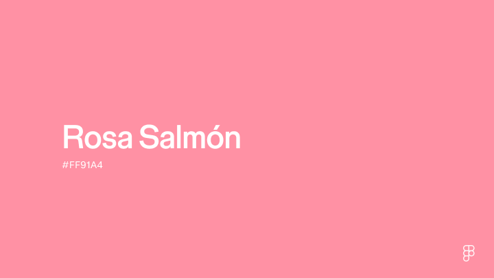 color Rosa salmón
