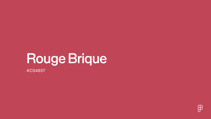 color Rouge brique