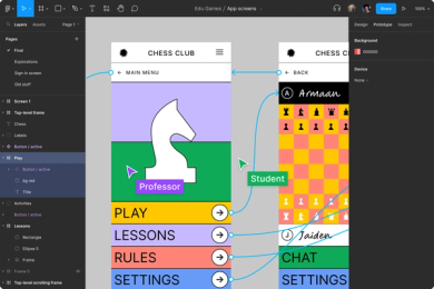 Diseñando una aplicación móvil para el Club de Ajedrez con Figma