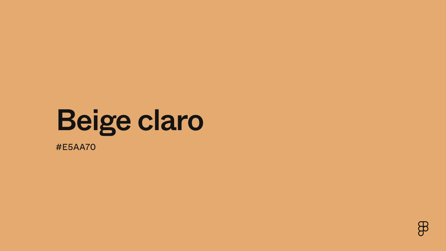 color Beige claro
