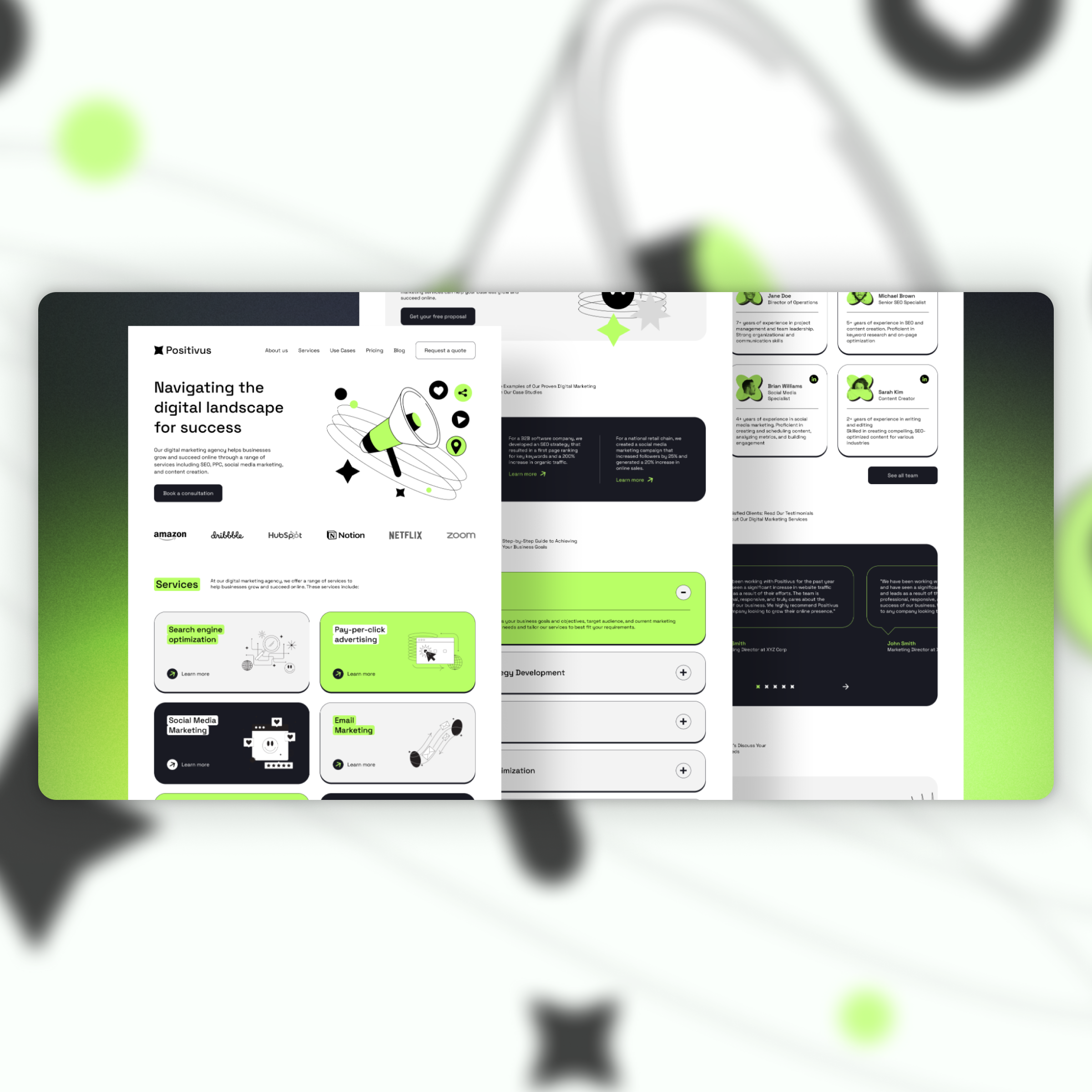 landing page ui design