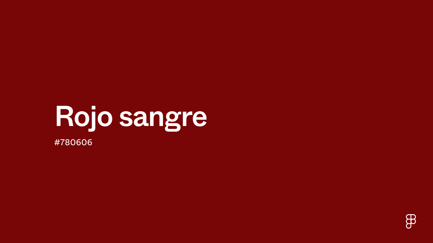 color color rojo sangre