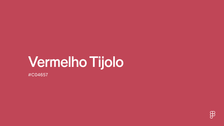 color Vermelho tijolo