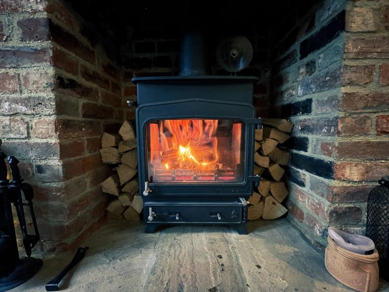 wood burning stove