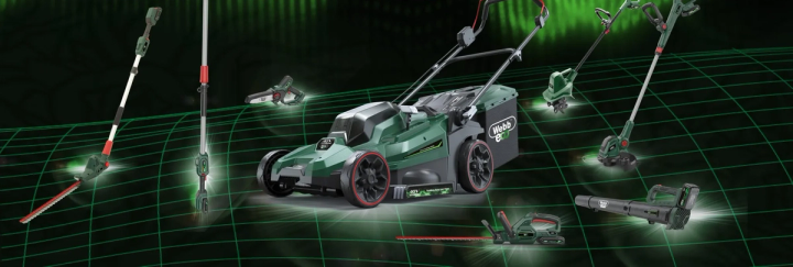 A range of Webb garden machinery equipment products