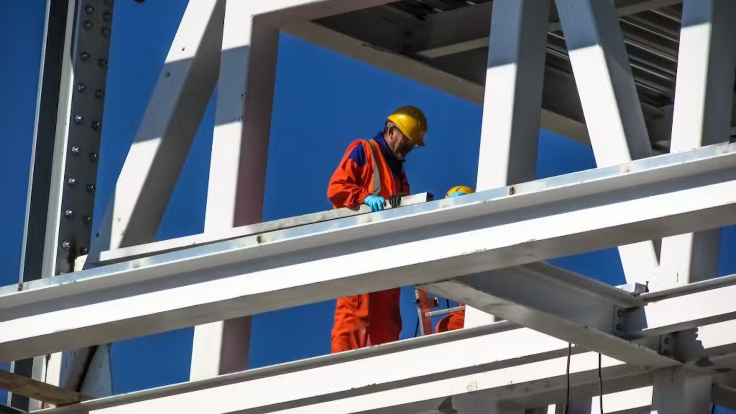 Construction worker on site.