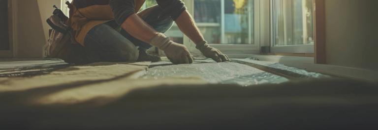 lying down floor insulation