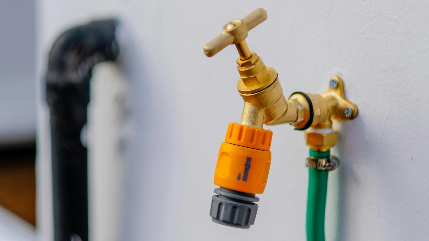 Outdoor tap.