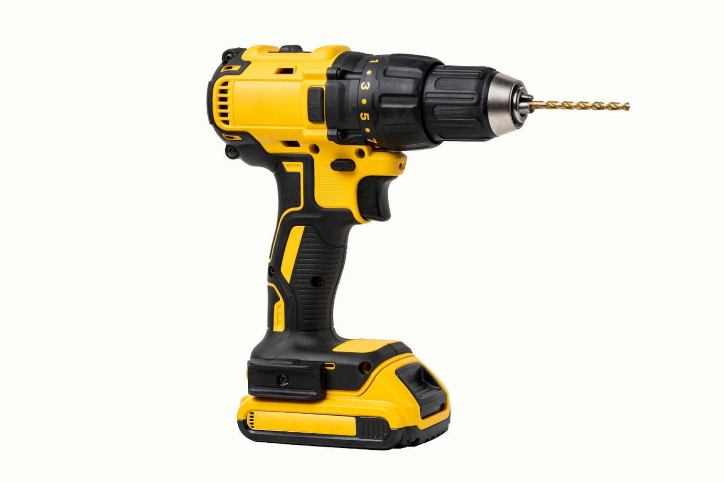 yellow compact drill