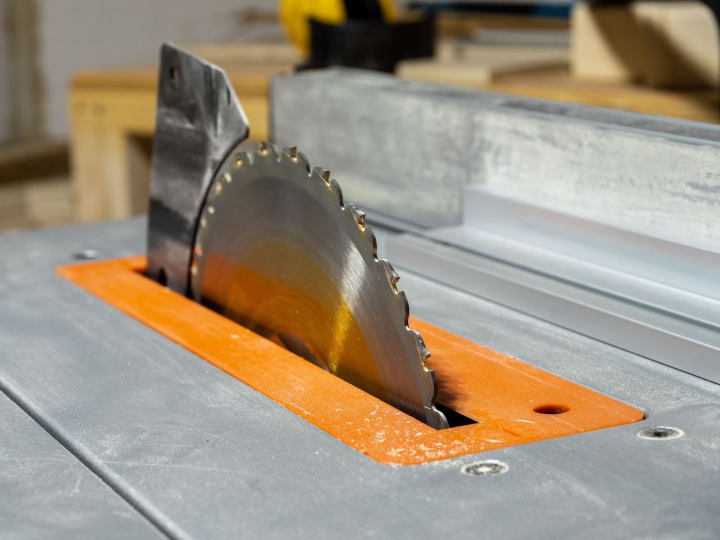 circular saw and guard rail