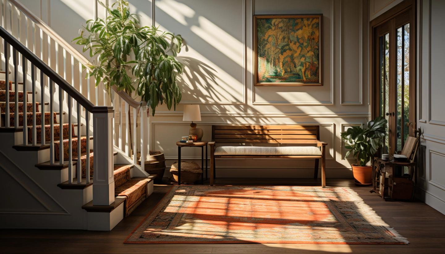 The entryway in a home.