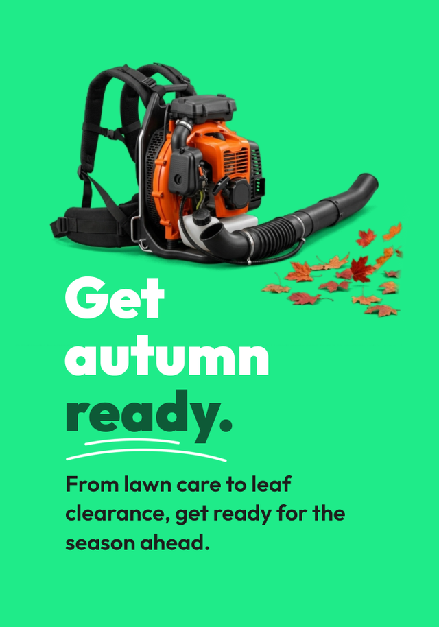 Get autumn ready - HSS DIY desktop hero banner
