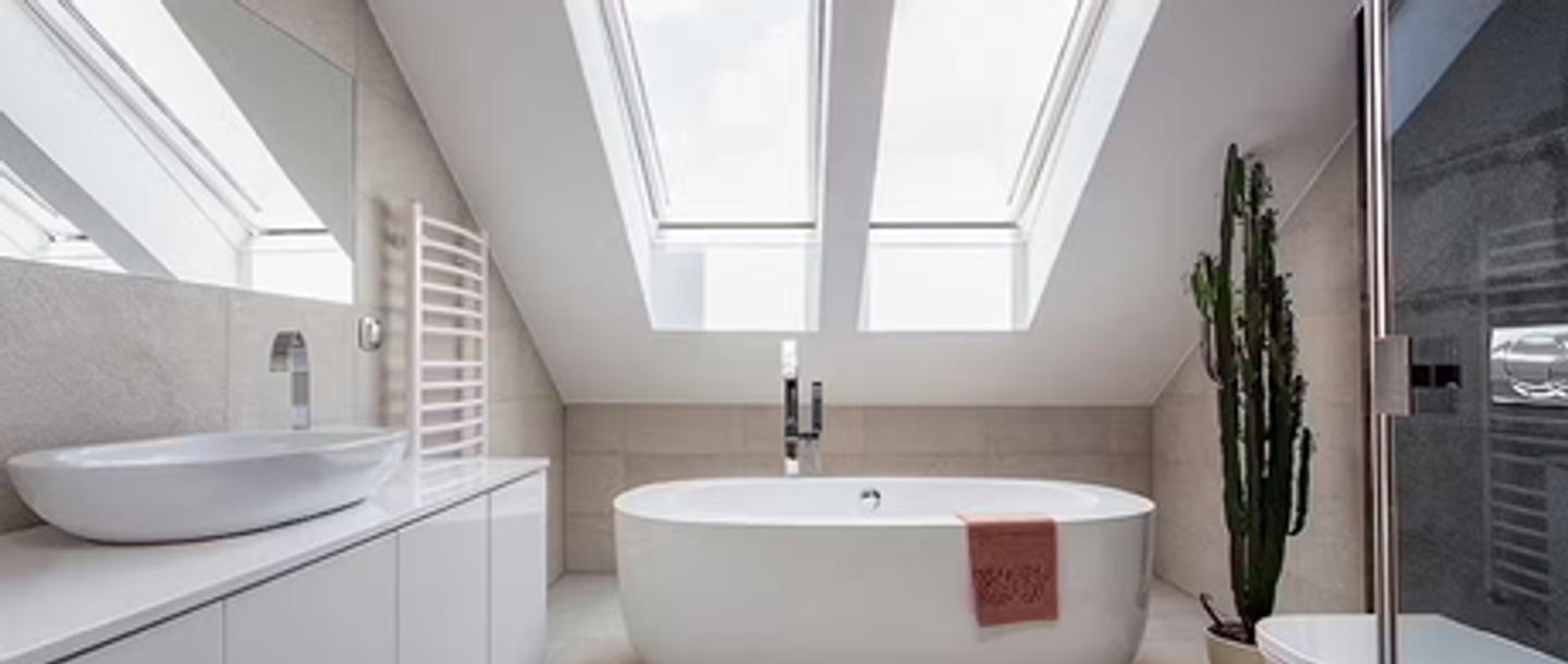 modern refurbished bathroom