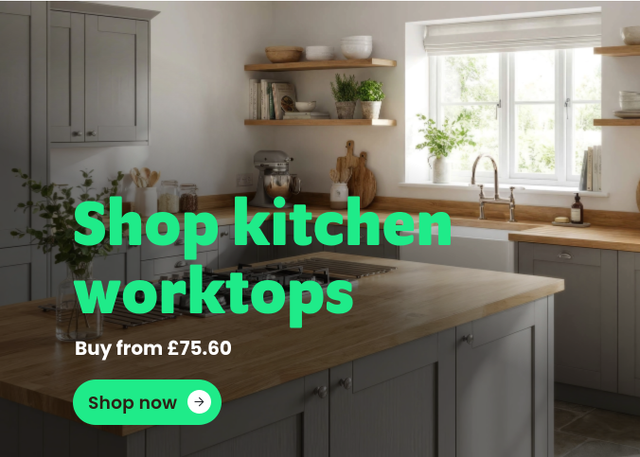 Shop kitchen worktops