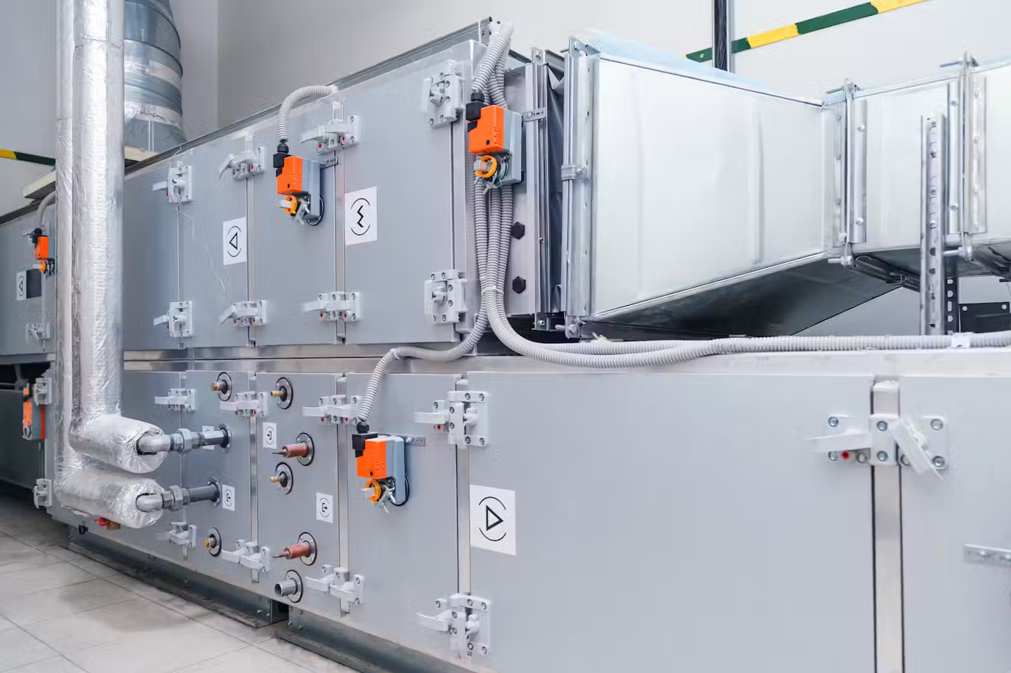 A commercial heating system