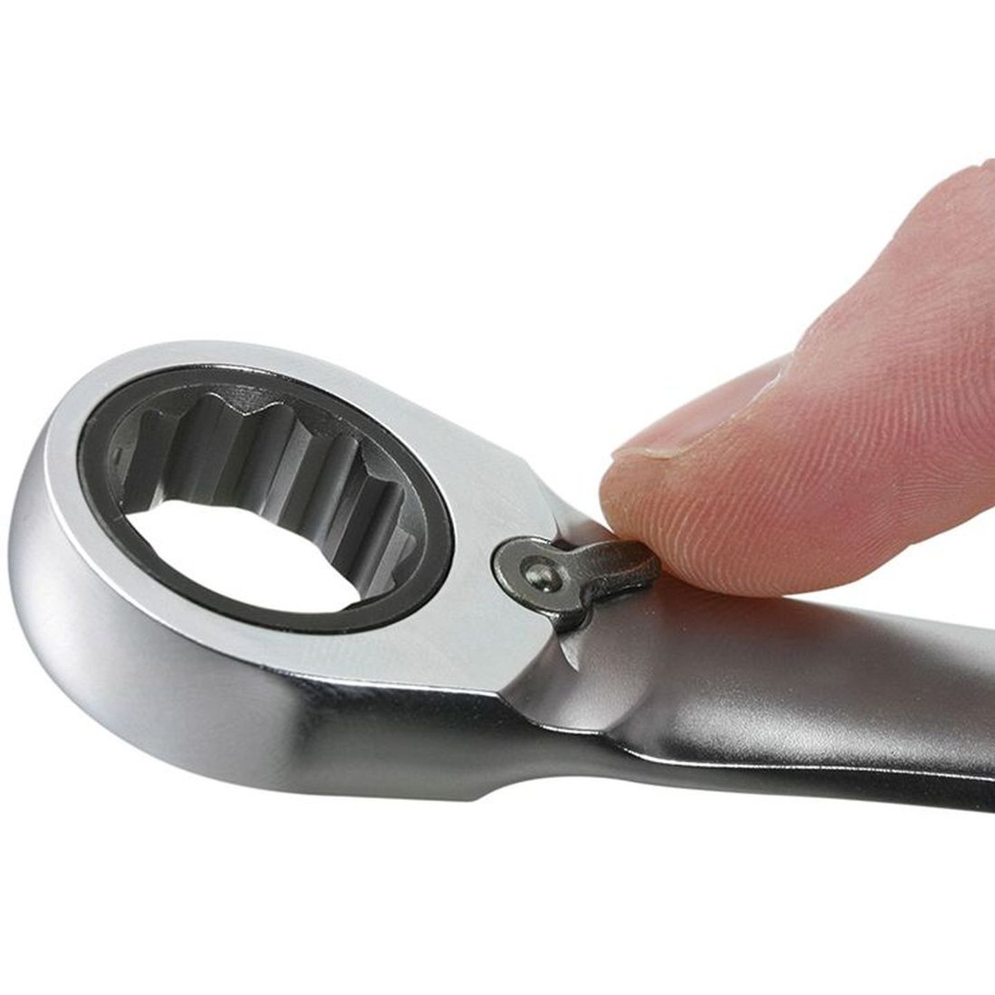 Reversible Ratchet Spanner Head