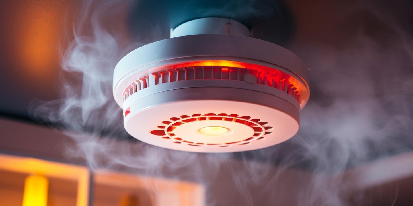 smoke alarm detecting smoke and install
