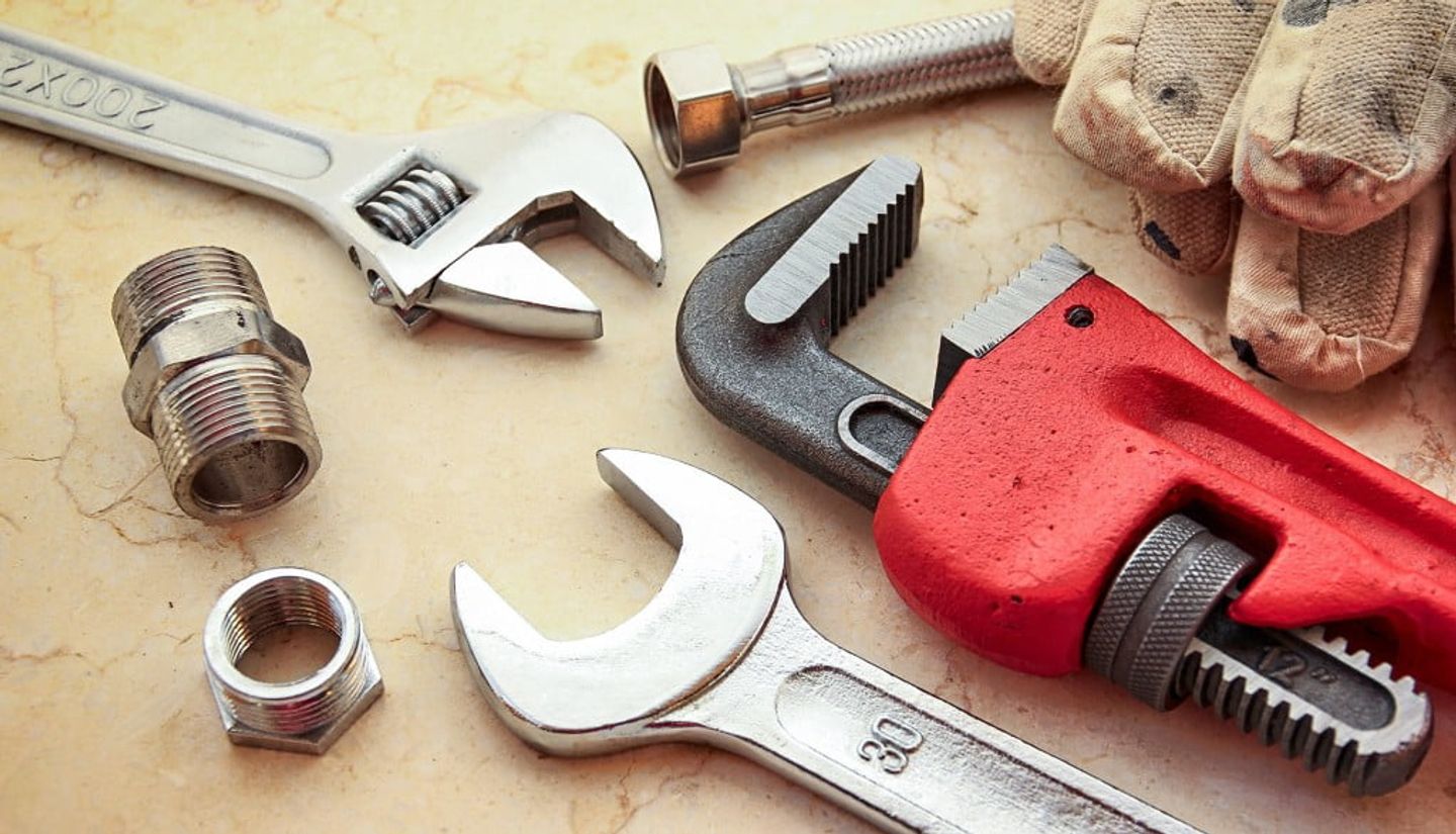 set of plumbing spanners