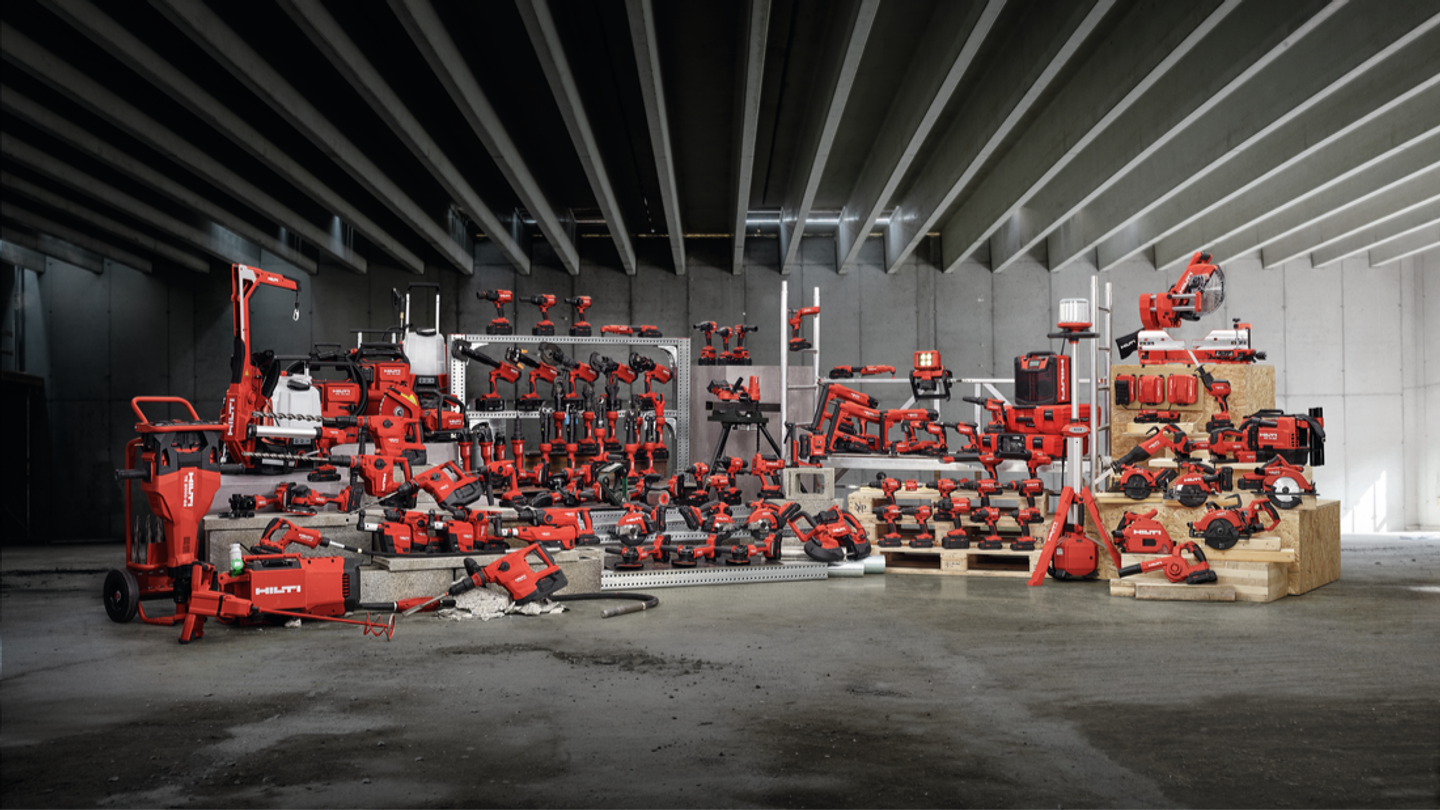 Hilti products range
