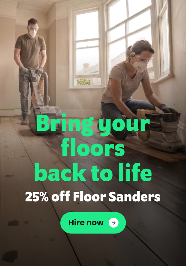 Bring your floors back to life - HSS DIY sanding promo