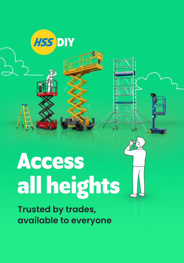 Access all heights HSS DIY