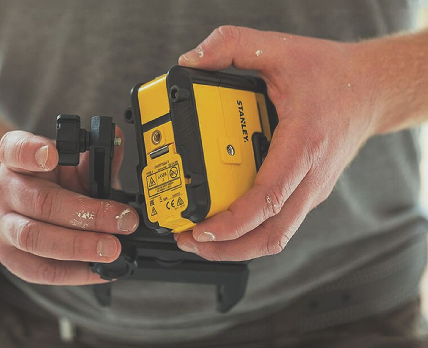 Stanley laser level.