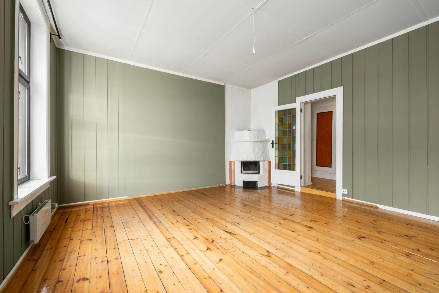 sanded floorboards