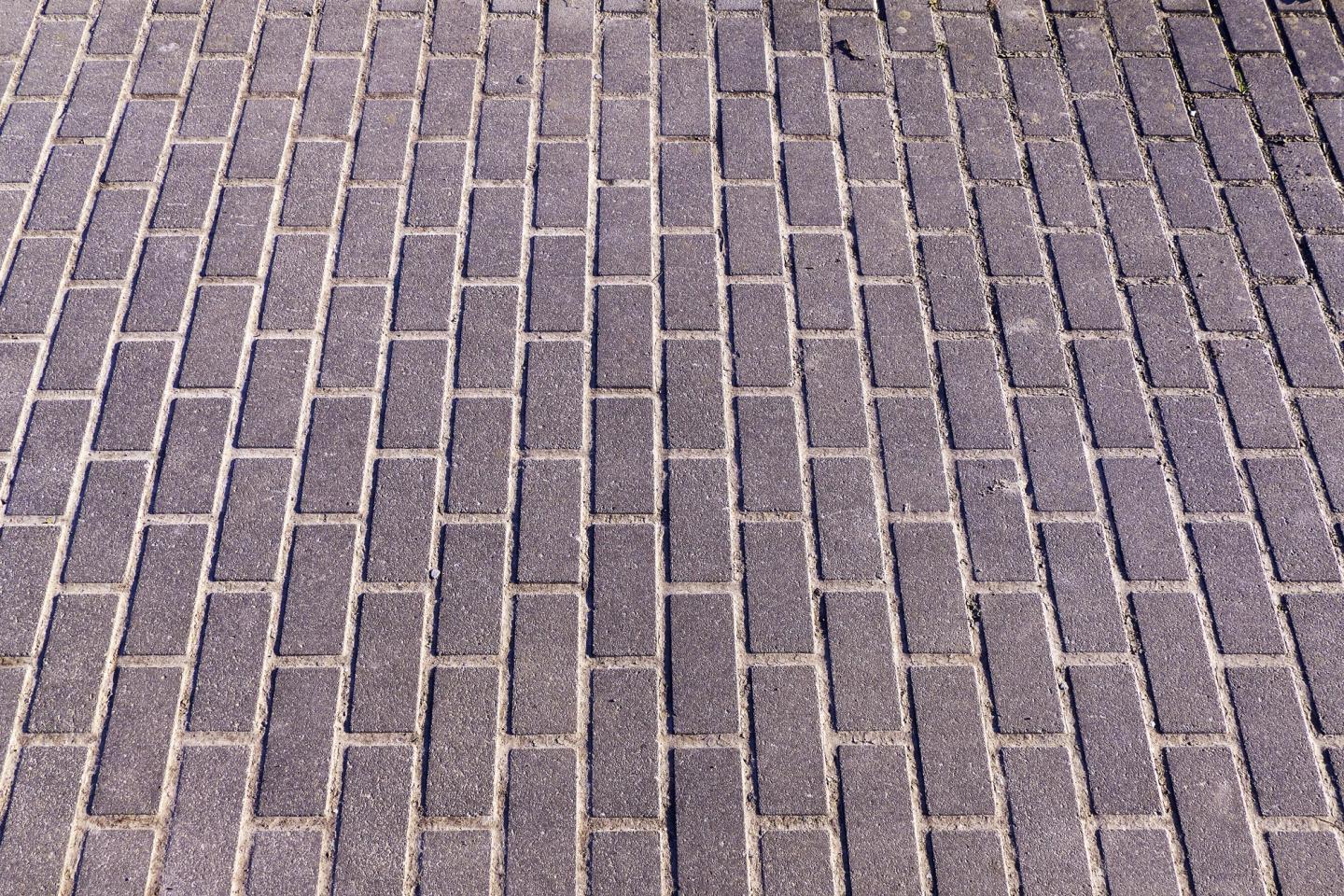 Re-sanded block paving.