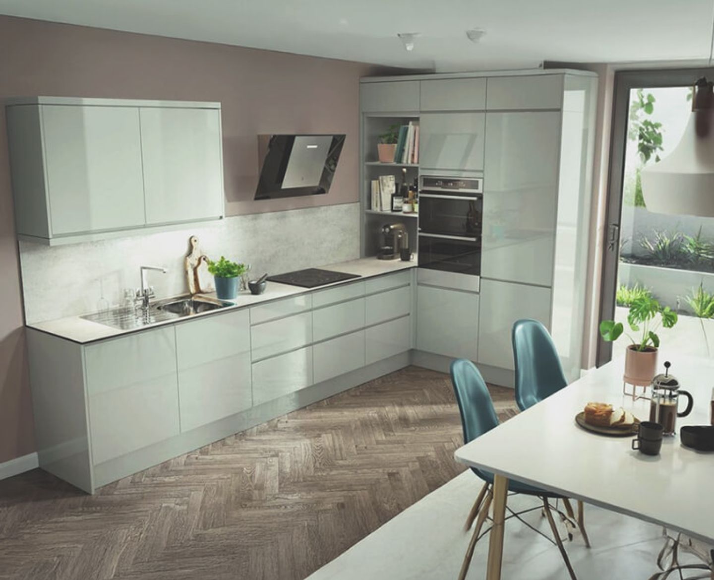 Self assembly kitchen.