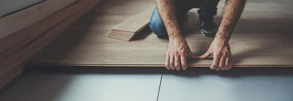 hammering a nail