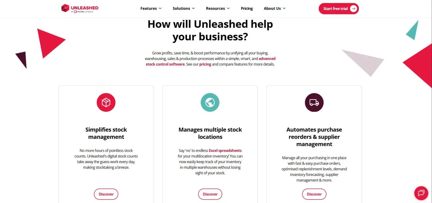 Unleashed Software screenshot