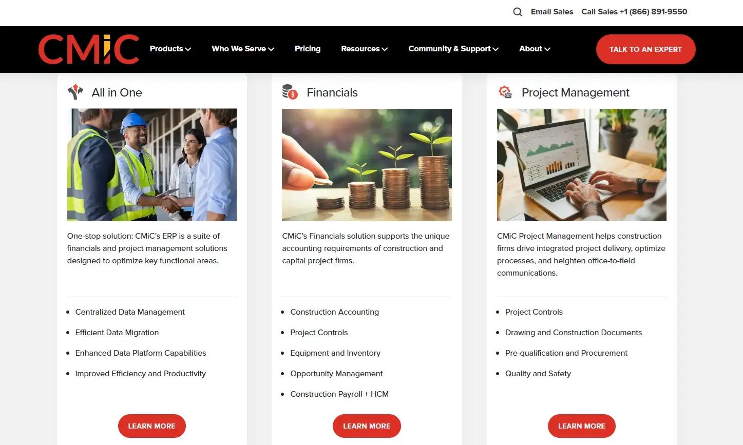 CMiC screenshot