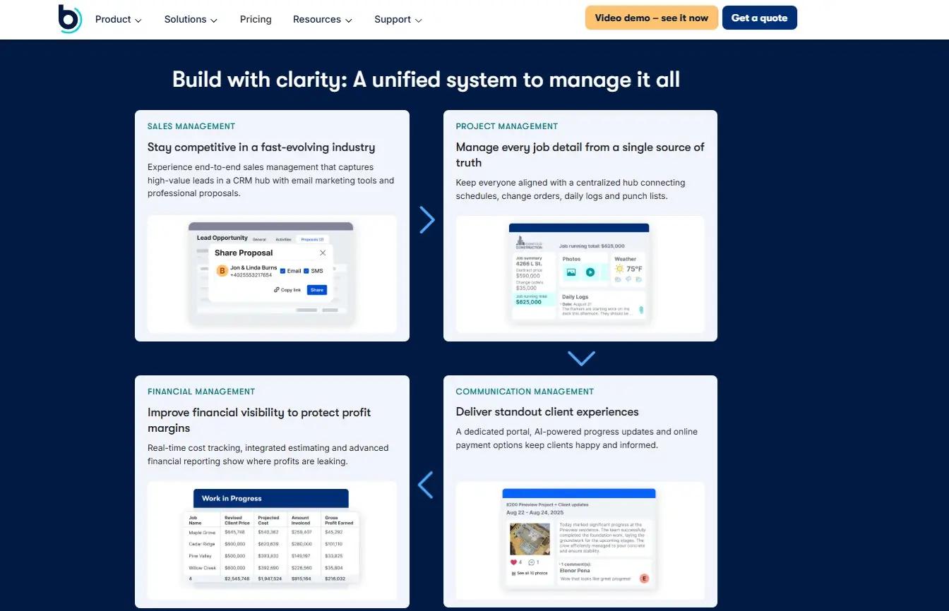 Buildertrend screenshot