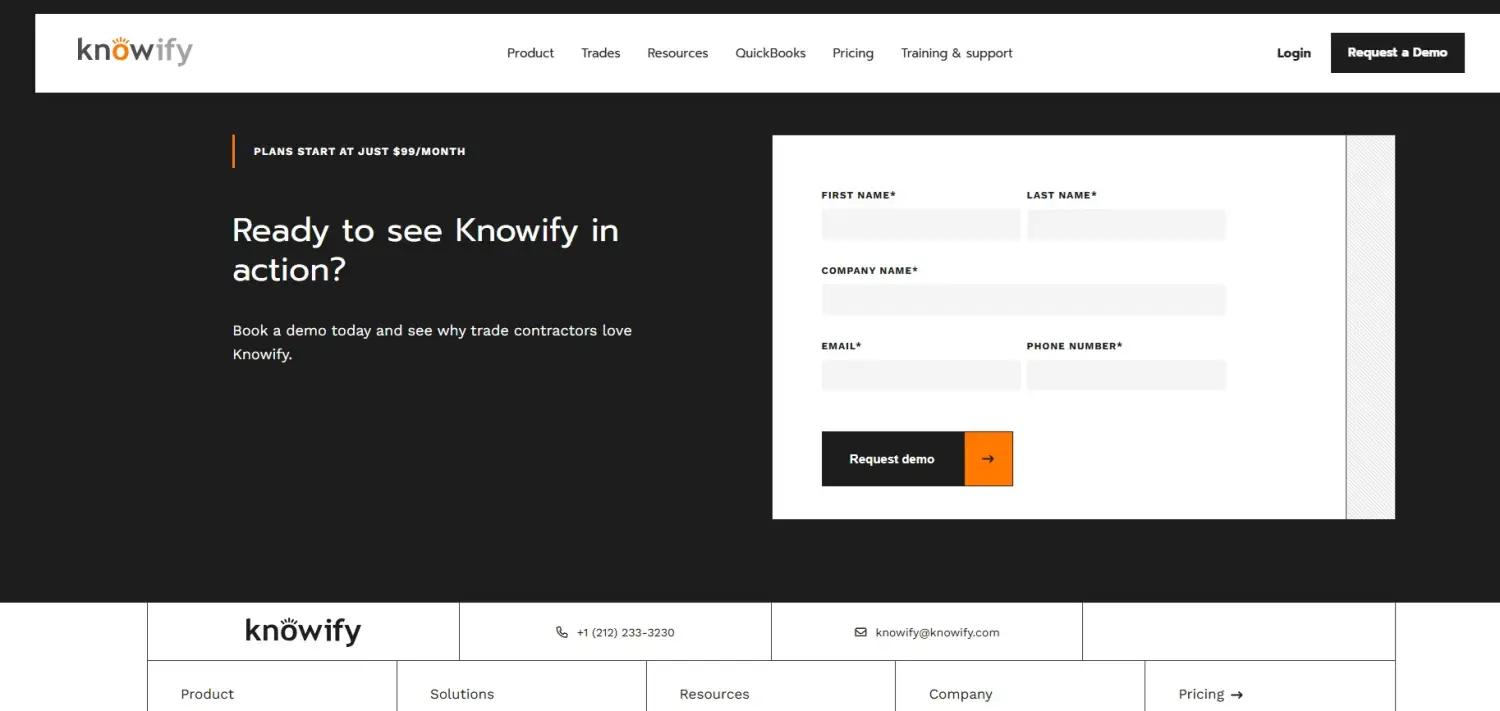 Knowify screenshot