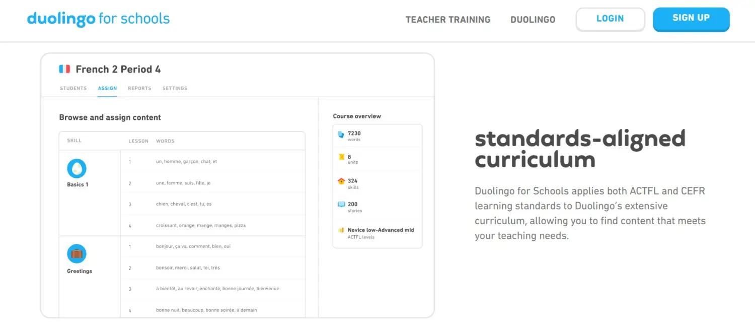 Duolingo for Schools screenshot