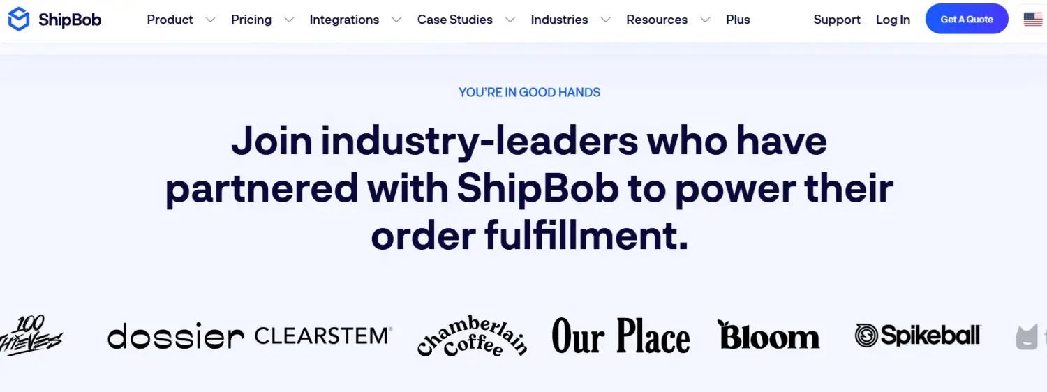 ShipBob screenshot