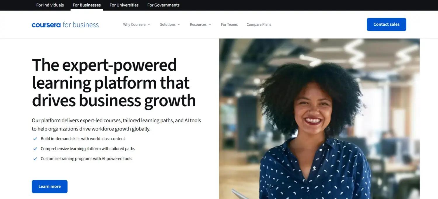 Coursera for Business screenshot