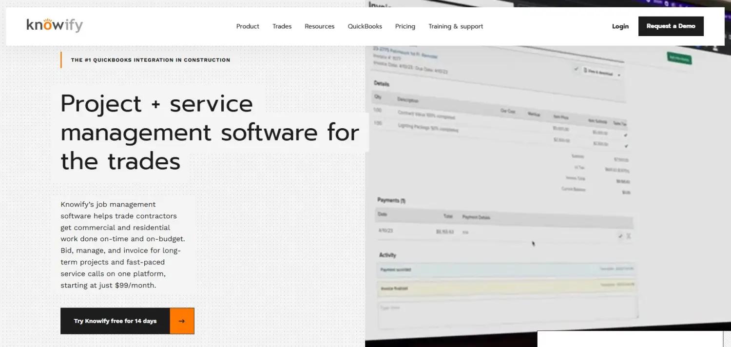 Knowify screenshot