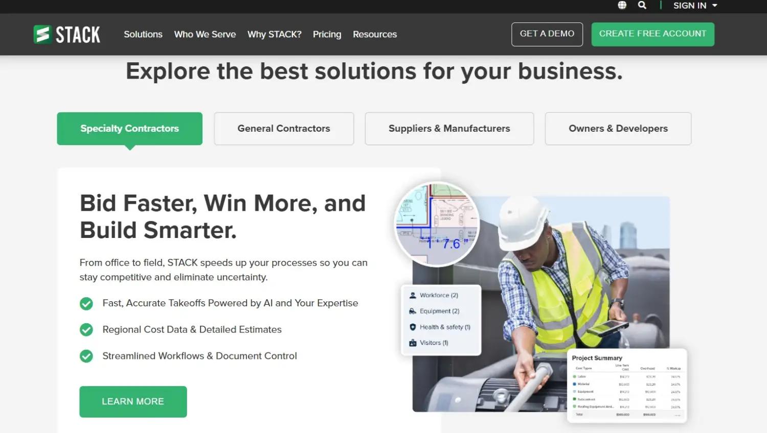 STACK (STACK Construction Technologies) screenshot