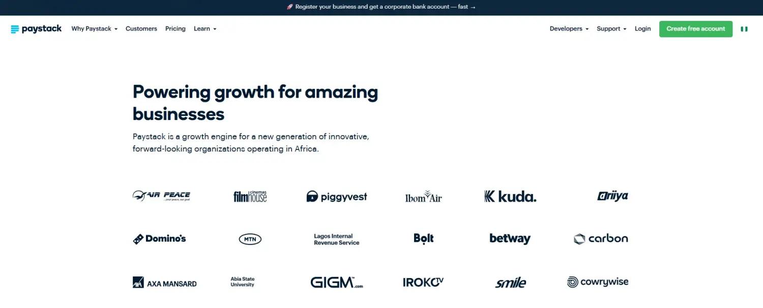 Paystack screenshot