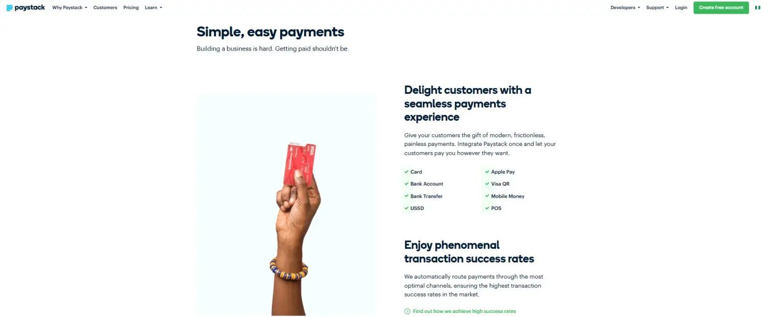 Paystack screenshot