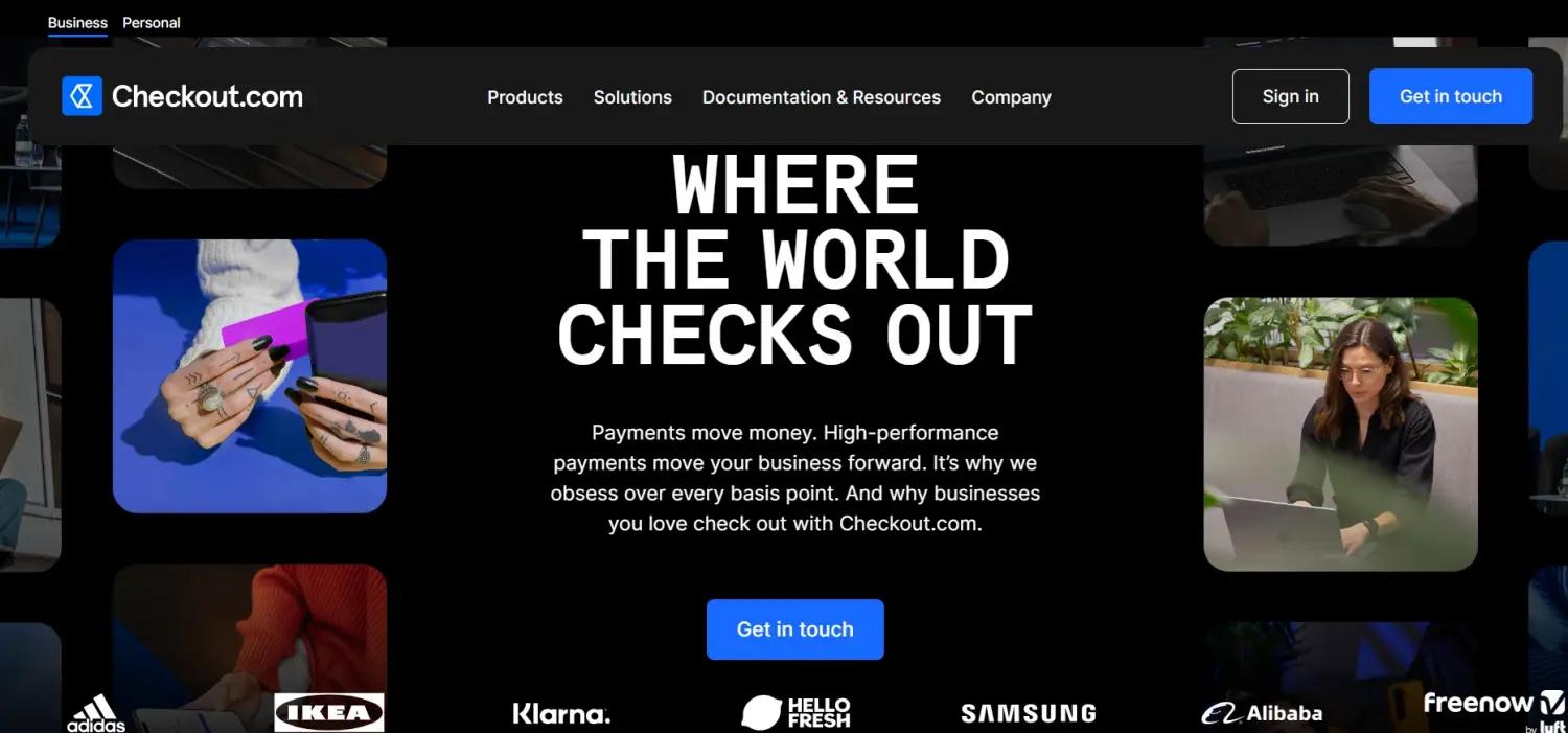 Checkout.com screenshot
