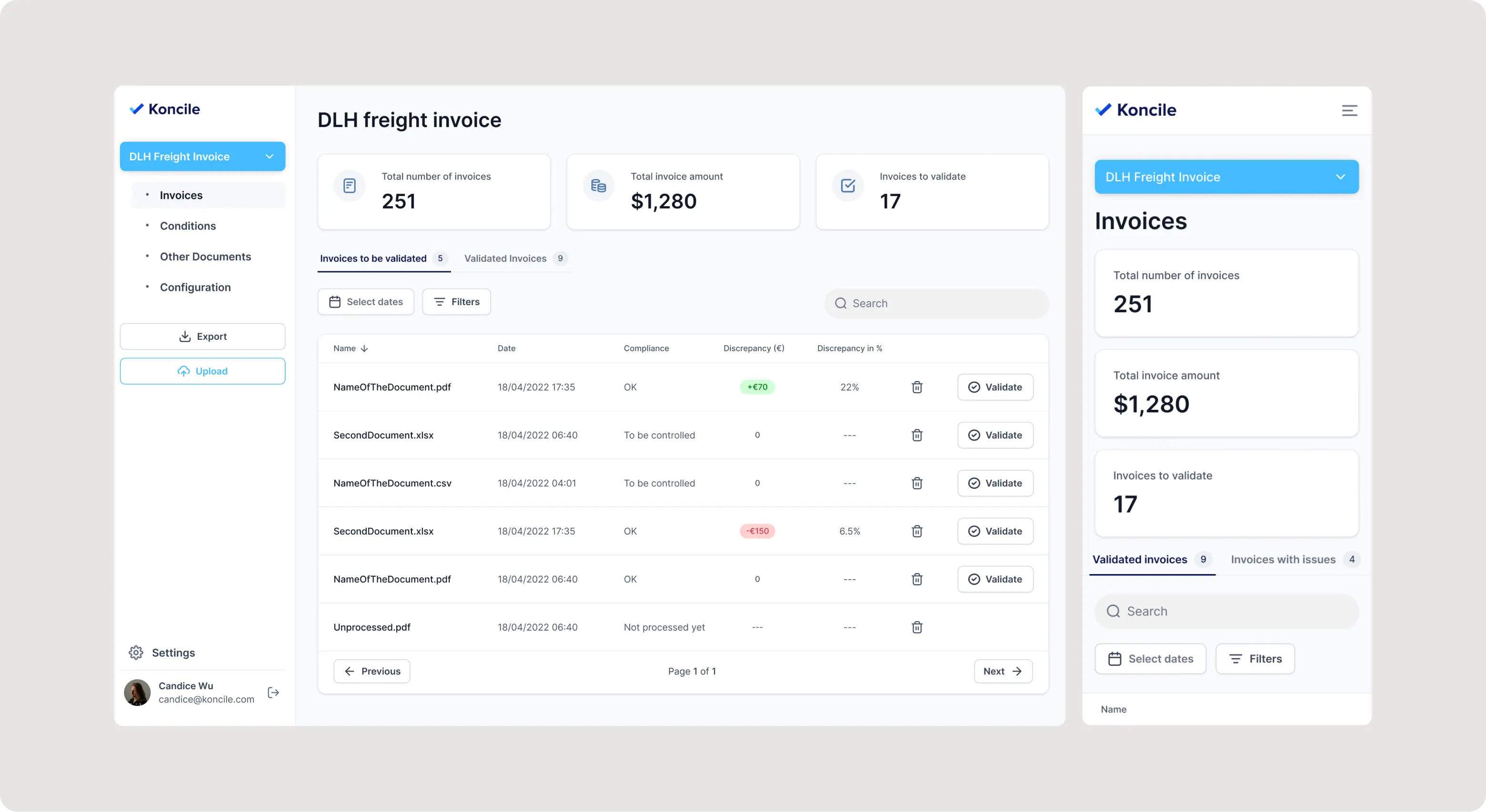 AI-powered invoice reconciliation platform