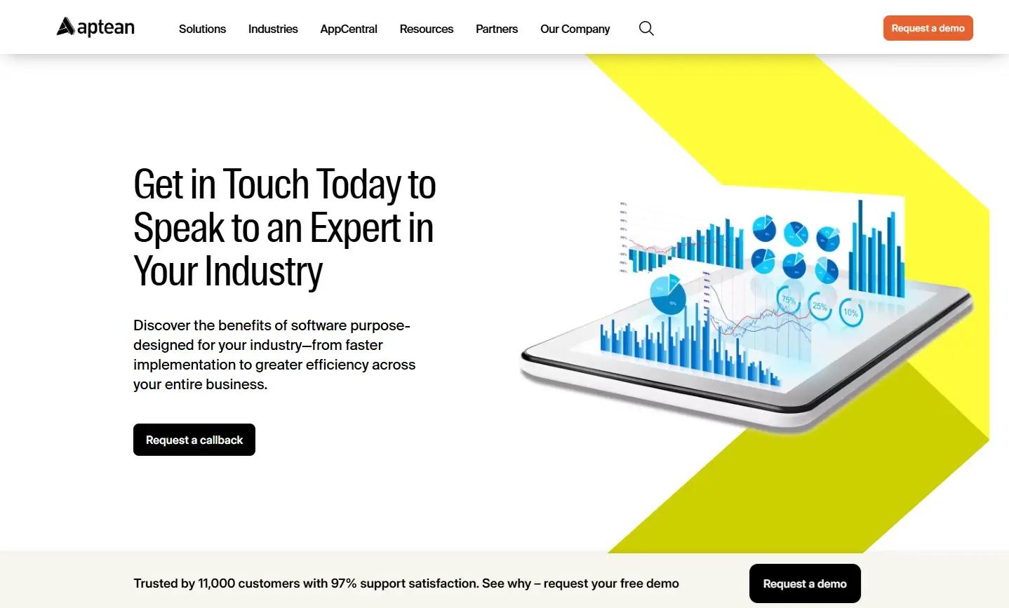 Aptean screenshot