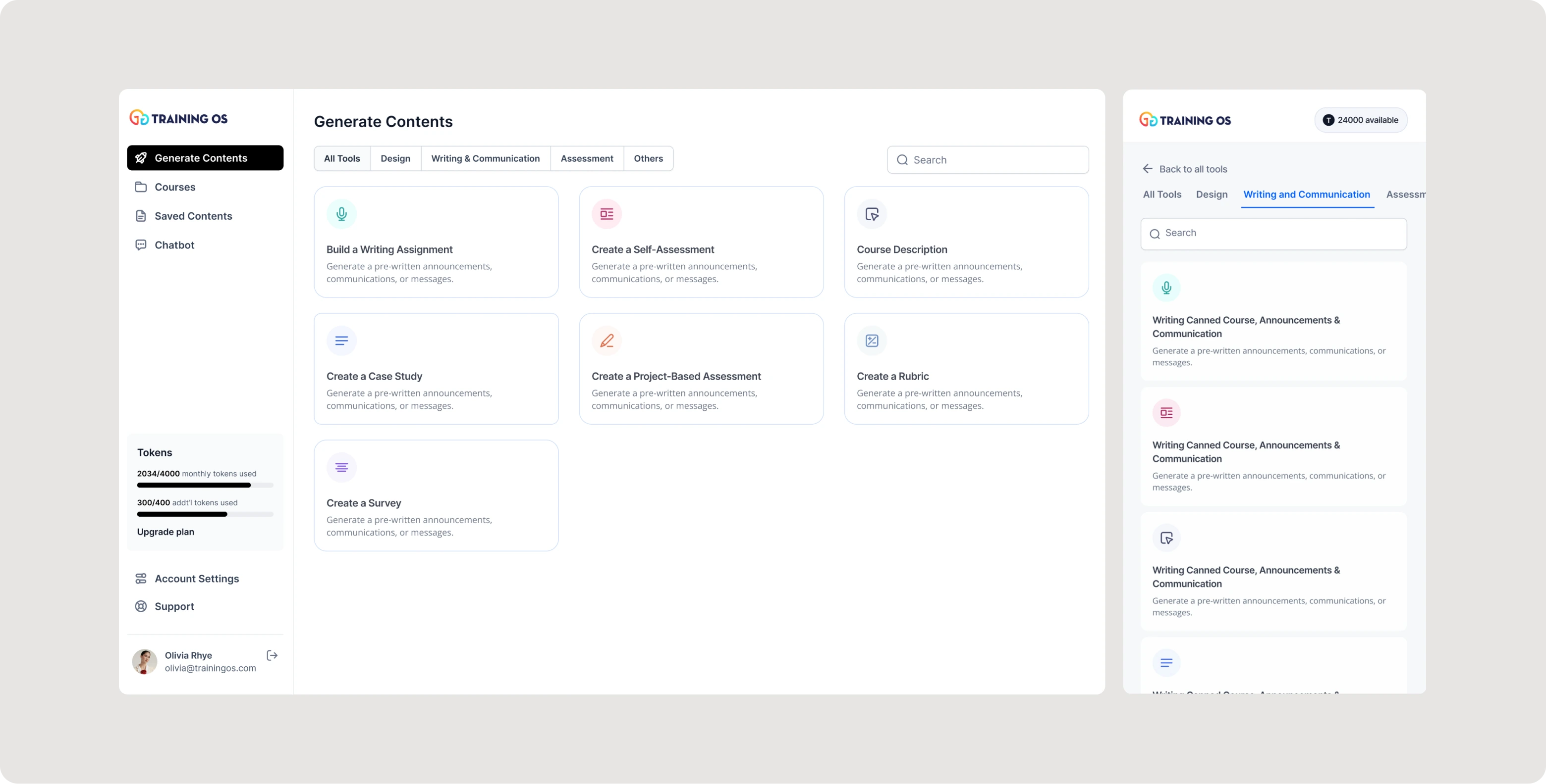 AI automated educational content platform