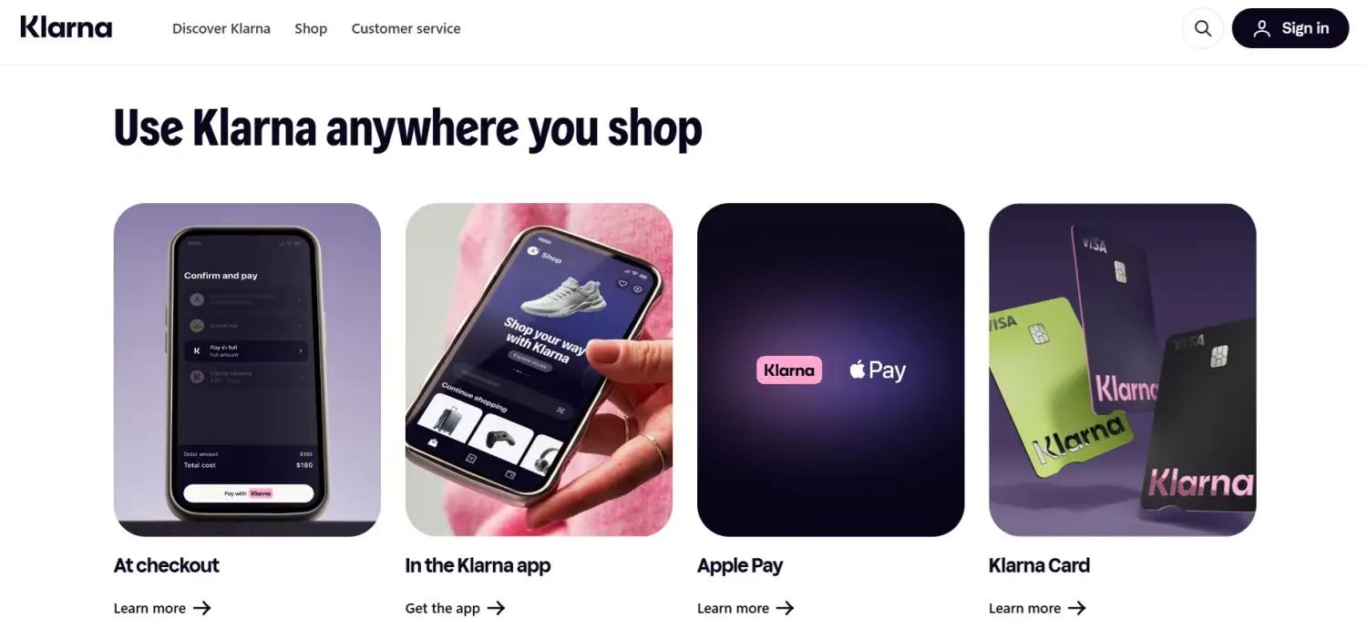 Klarna screenshot