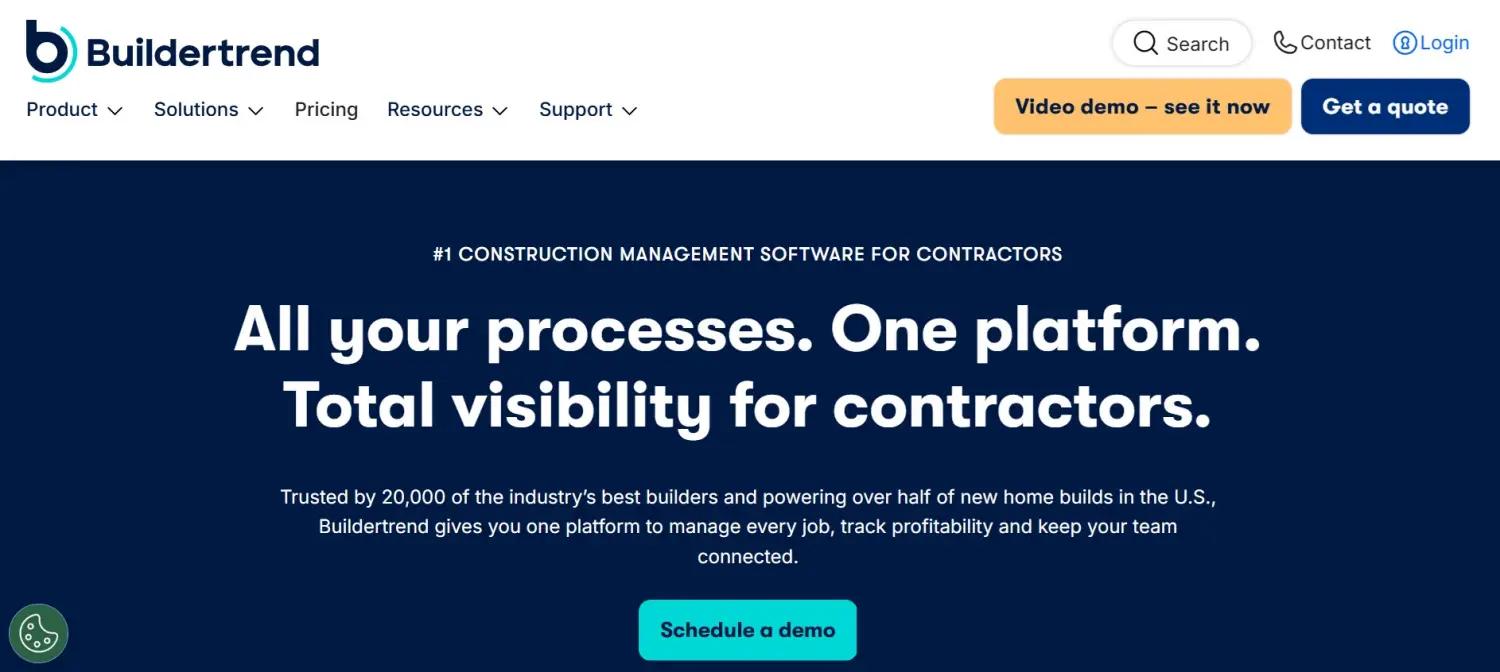 Buildertrend screenshot