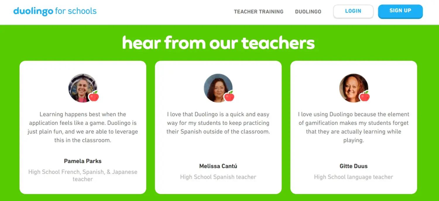 Duolingo for Schools screenshot